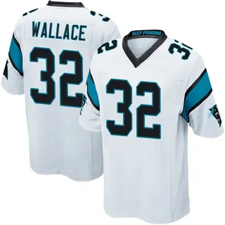 Carolina Panthers Youth Trevin Wallace Game Jersey - White