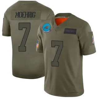 Carolina Panthers Youth Tre'von Moehrig Limited 2019 Salute to Service Jersey - Camo