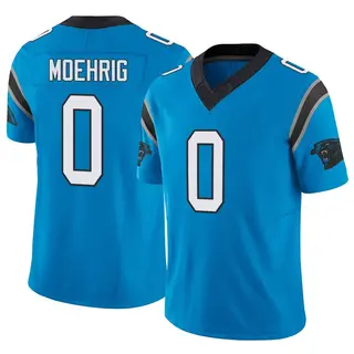 Carolina Panthers Youth Tre'von Moehrig Limited Vapor F.U.S.E. Jersey - Blue