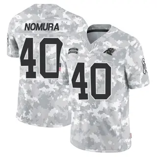 Carolina Panthers Youth Tuasivi Nomura Limited 2024 Salute to Service Jersey - Arctic Camo