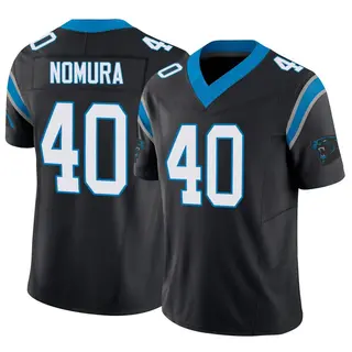 Carolina Panthers Youth Tuasivi Nomura Limited Vapor F.U.S.E. Jersey - Black